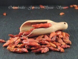 Bird Eye Chili – ganze, getrocknete Chilischoten mit intensiver Schärfe