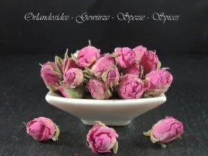 Rosa Rosenknospen getrocknete Blüten für Tee Desserts Sirup Reisgerichte Gebäck und dekorative Toppings